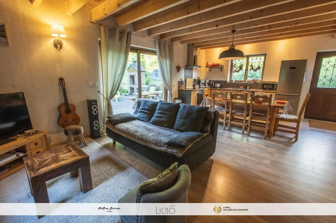 Tatil Evi Chalet Le Bordarriben Sauna & Spa Gèdre Fransa